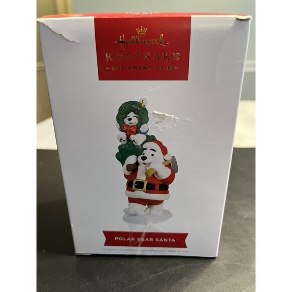Hallmark 2022 Polar Bear Santa KOC Member Exclusive Magic Christmas Ornament - Picture 7 of 7